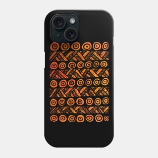 "The Jinn's Mat" - African Art Patterns Phone Case