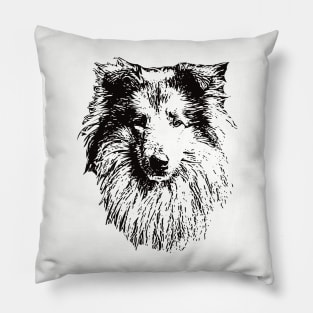 Rough Collie gift for Collie Owners Pillow