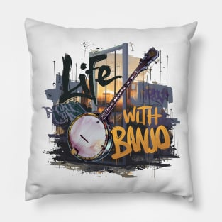 Life With Banjo, Banjo Graffiti Desain Pillow