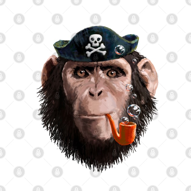 monkey pirate by Yerlanio