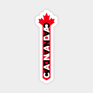 Canada 2 color ambigram Magnet