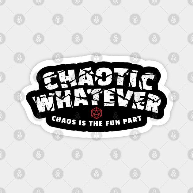 Chaotic Whatever DnD Alignment Magnet by DnlDesigns