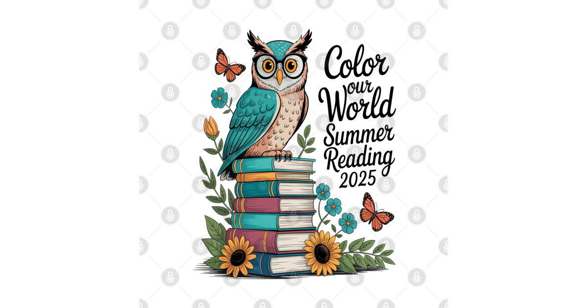 Color Our World Summer Reading Program 2025 Owl - Color Our World ...