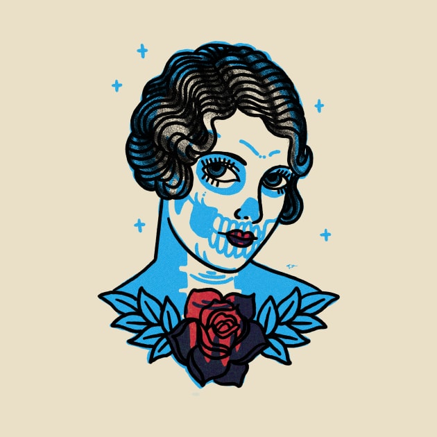 Lady Rose Day of the Dead by Travis Knight