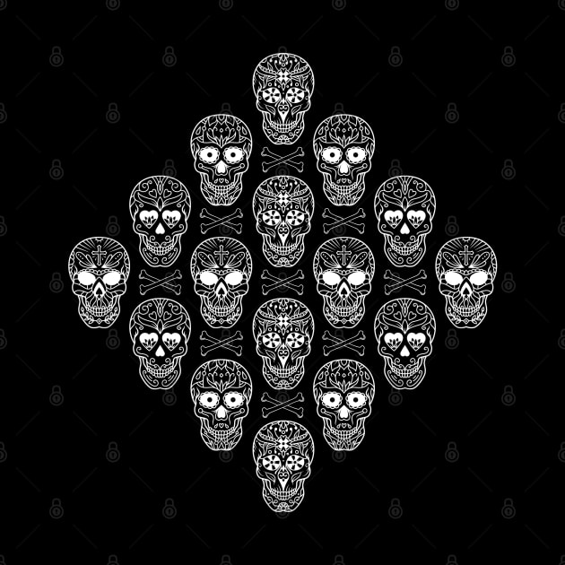 SKULLS PATTERN by MagicDreams