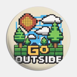 Go Outside Pin