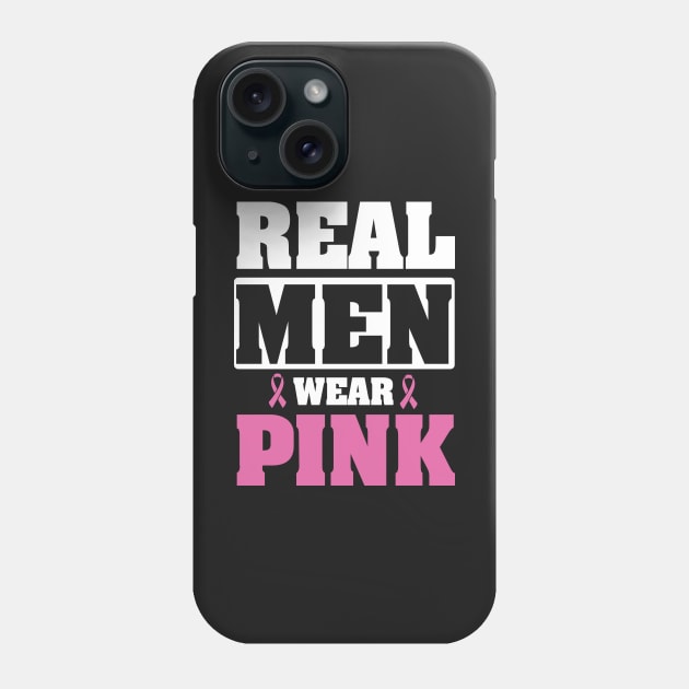 Cancer: Real men wear pink Phone Case by nektarinchen