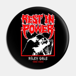 Rest In Power Riley Gale Pin