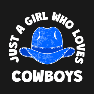 COWGIRL Western Loves Cowboys - Wild West Art T-Shirt