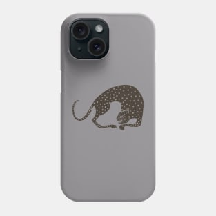 Blockprint Cat Phone Case