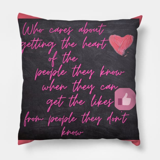 Social media relations Pillow by artist369