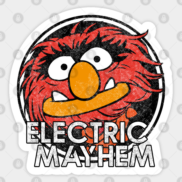 Monster Drum - Electric Mayhem - Sticker