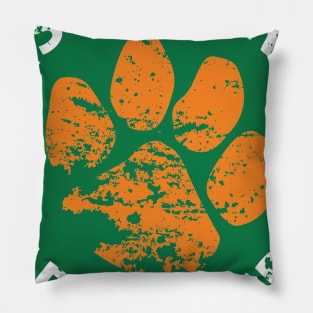 Crystal Spring Elementary Orange Logo Pillow