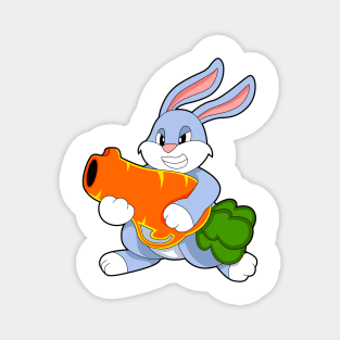 Rabbit with Carrot Magnet