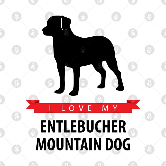 I Love My Entlebucher Mountain Dog by millersye