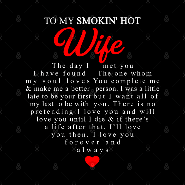 To My Smokin' Hot Wife  The Day I Met You Personalized by Sunset beach lover