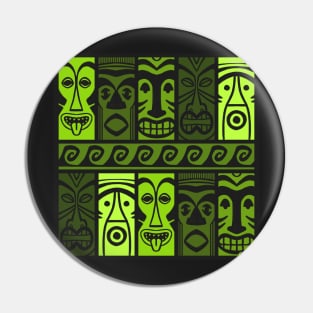 Palm Green Tikis! Pin