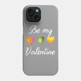 Be my Valentine - hearts Phone Case