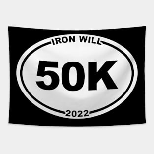 IRON WILL 50K FINISHER Tapestry