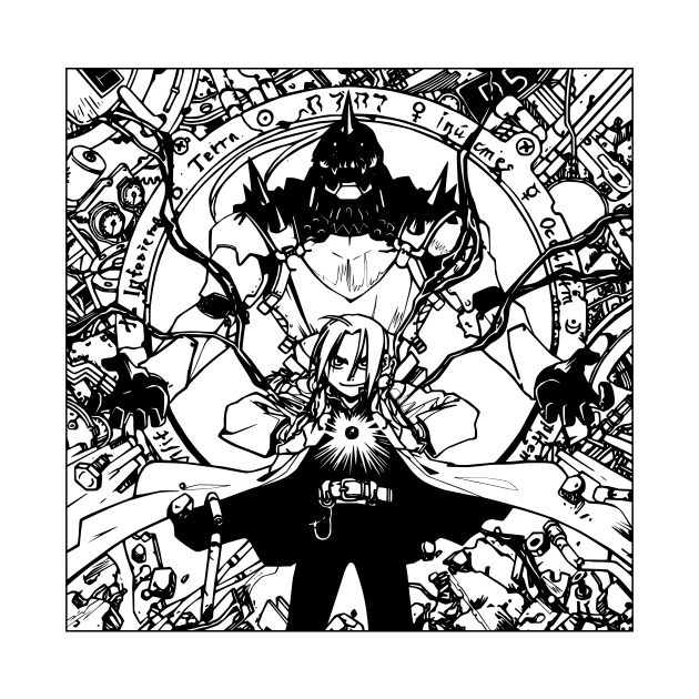 Fullmetal Alchemist Anime Manga 3 by MaxGraphic