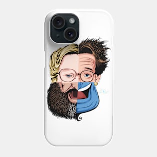 4 Faces of Robin Williams Phone Case