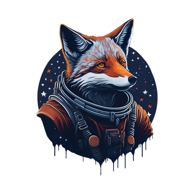 Astronaut Fox 01 by rafaelbranco