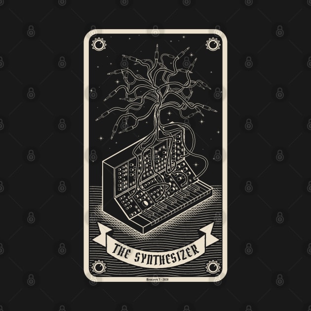 Modular Synthesizer Tarot Card by Mewzeek_T