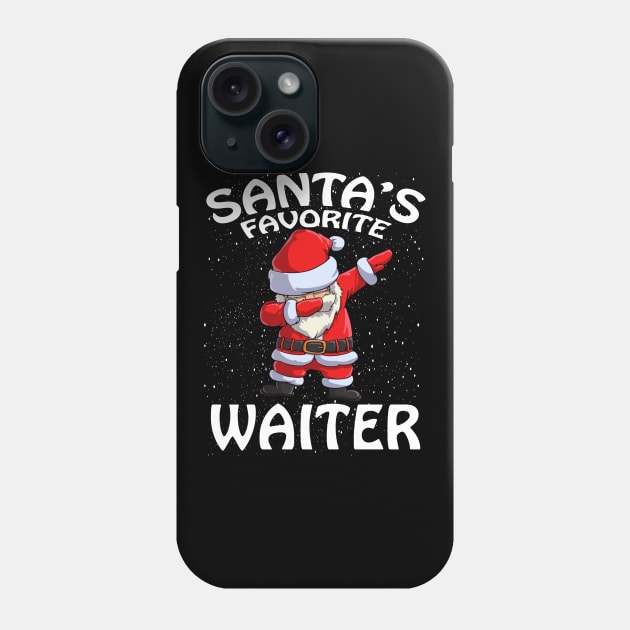 Santas Favorite Waiter Christmas Phone Case by intelus