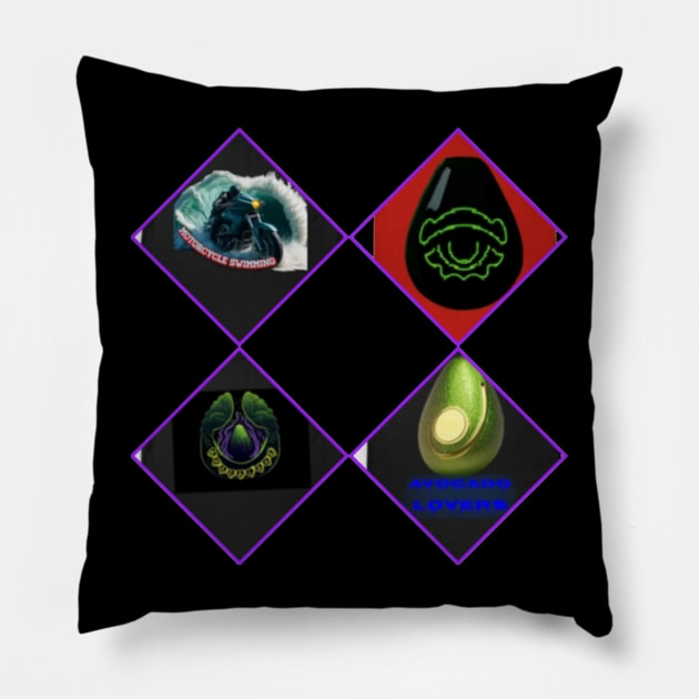 heaven Pillow by Avocado design for print on demand