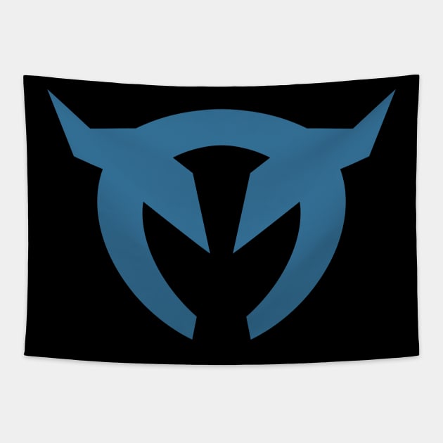 Devil Logo Simple Tapestry by KAOZ