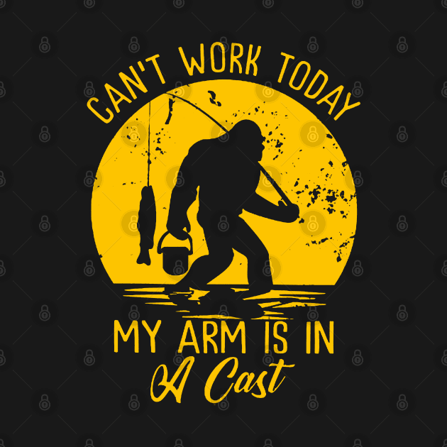 Can't work today my arm is in a cast by JameMalbie