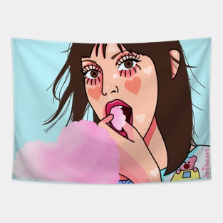 Shelley Duvall 70s Cute Tapestry