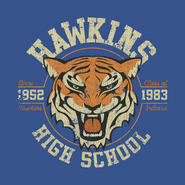 Hawkins High School Stranger Things TShirt TeePublic