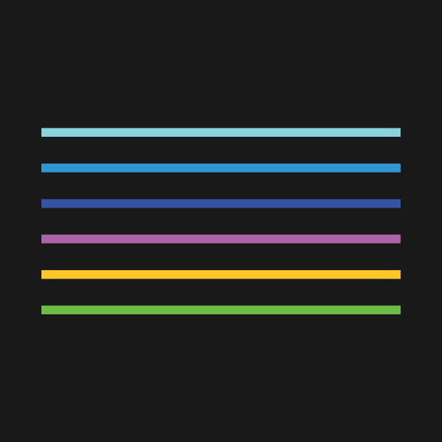 Inverted Rainbow Pride Flag Colors by SapphicReality