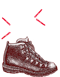 TAKE A BOOT STEP CAMPING Magnet