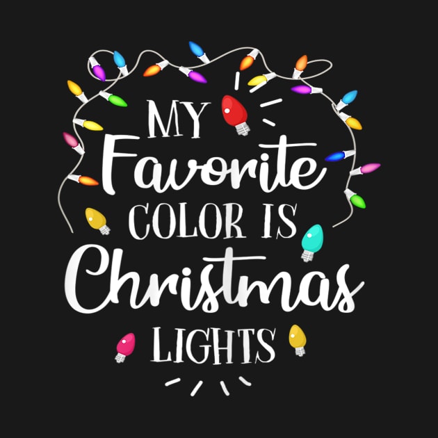 my favorite color is christmas lights by Barnard