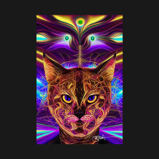 Trippy Cat Vibes 20 T-Shirt