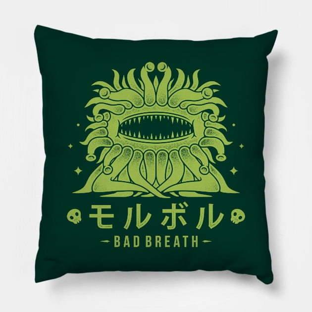 Bad Breath Pillow by Alundrart