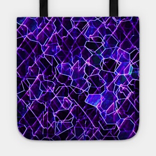 Geometric Lightning Storm Tote