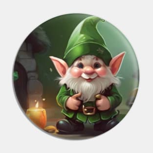 St. Patrick's Day Gnome Pin