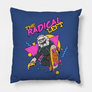 Radical Left Retro Marx Pillow