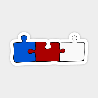 Puzzle Pieces Magnet