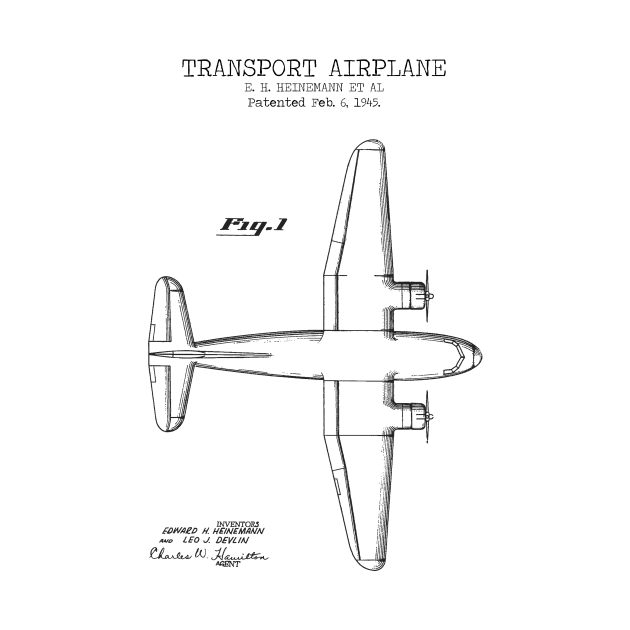 TRANSPORT AIRPLANE patent by Dennson Creative