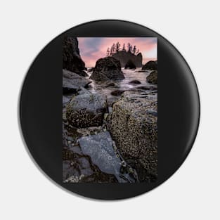 Tide Pools at Sunset Pin