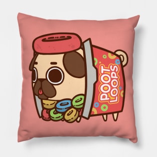 Poot Loops Puglie Pillow