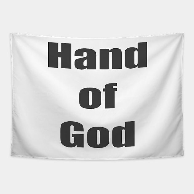 Hand of God Adios Diego Amigo Tapestry by PlanetMonkey