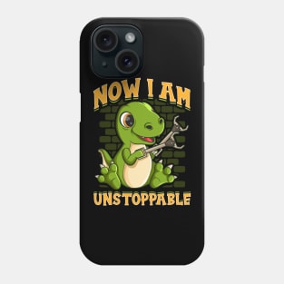 I Am Unstoppable TRex Funny Short Dinosaur Arms Phone Case