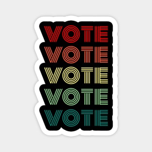 Vote Vintage Retro Design, Election for American President Magnet