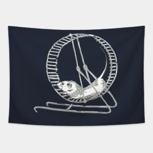 Rat in his wheel Tapestry