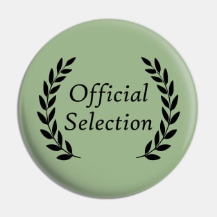 Official Selection (black) Pin